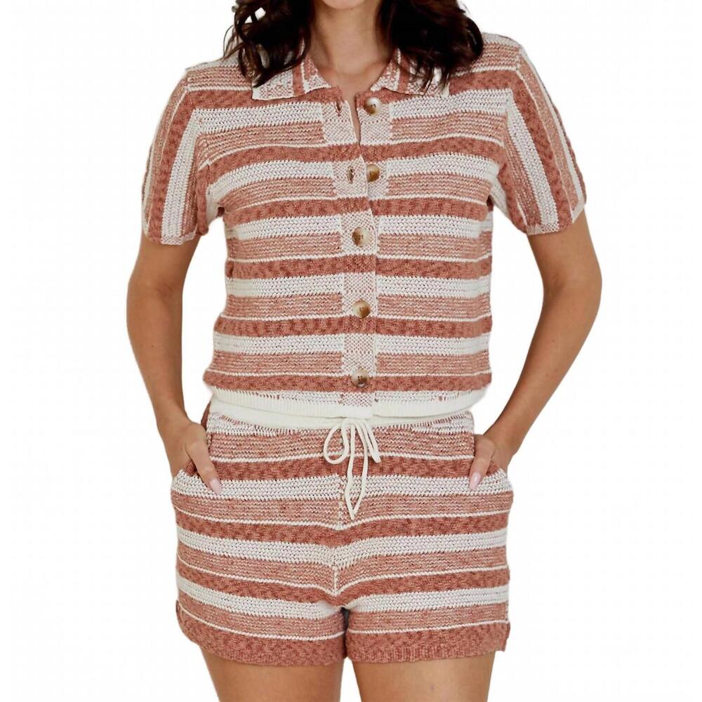 NEW DH NEW YORK calena short in copper combo